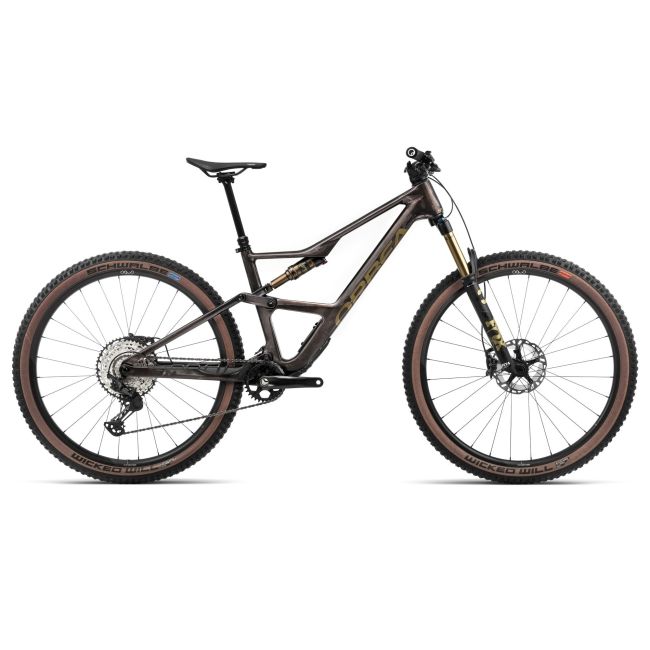 Bicicletă MTB Trail full suspension Orbea OCCAM SL M10 - Cosmic Carbon View | Metallic Olive Green (Gloss)