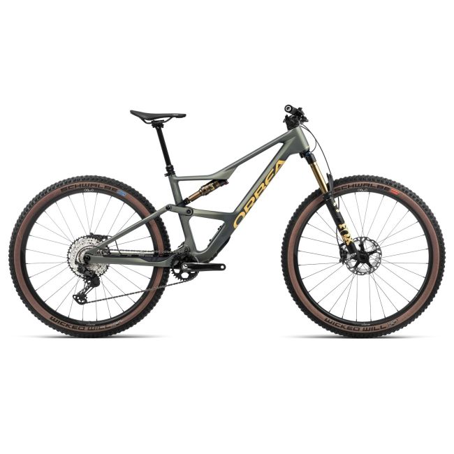 Bicicletă MTB Trail full suspension Orbea OCCAM SL M10 - Spaceship Green | Corn Yellow (Matt)