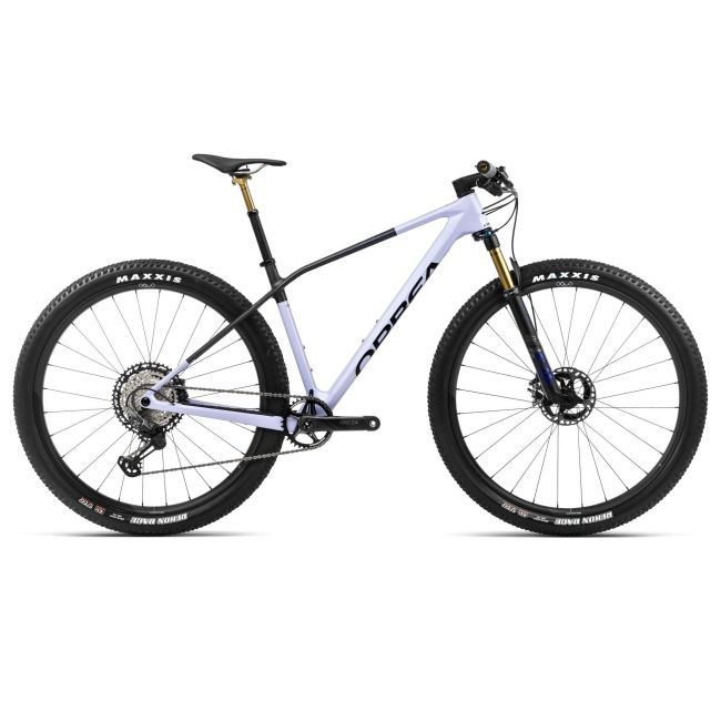Bicicletă MTB XC hardtail Orbea ALMA M TEAM - Digital Lavender (Gloss) | Carbon Raw (Matt)