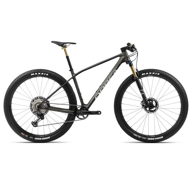 Bicicletă MTB XC hardtail Orbea ALMA M TEAM - Infinity Green Carbon View