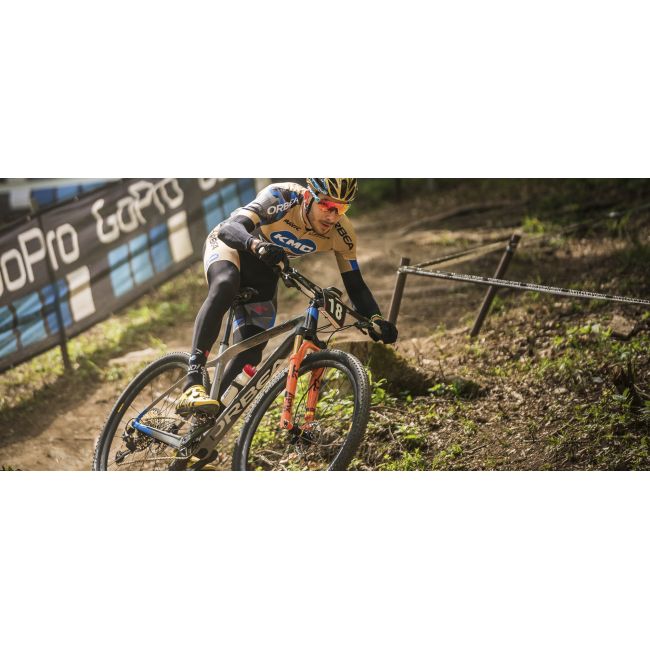 Orbea - bicicleta MTB hardtail cu roti 29" - Alma H30 - albastru-galben