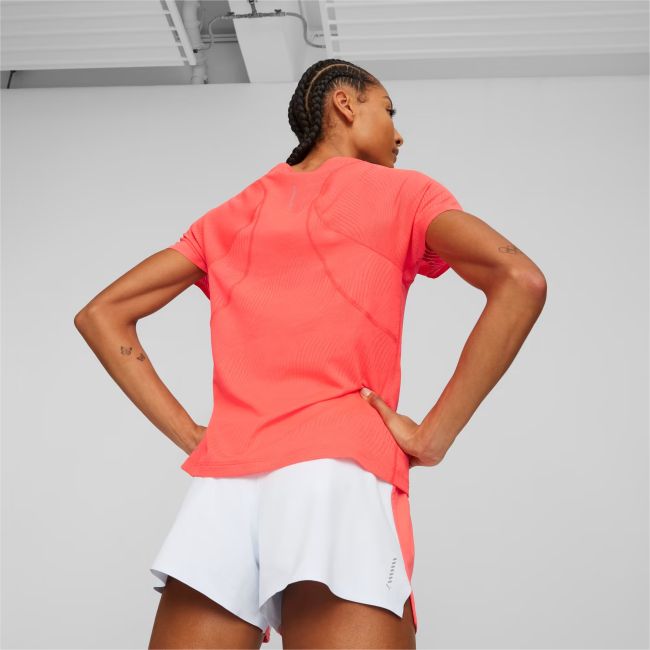 Puma - tricou tehnic femei Run Ultraspun W - portocaliu intens orhidee foc