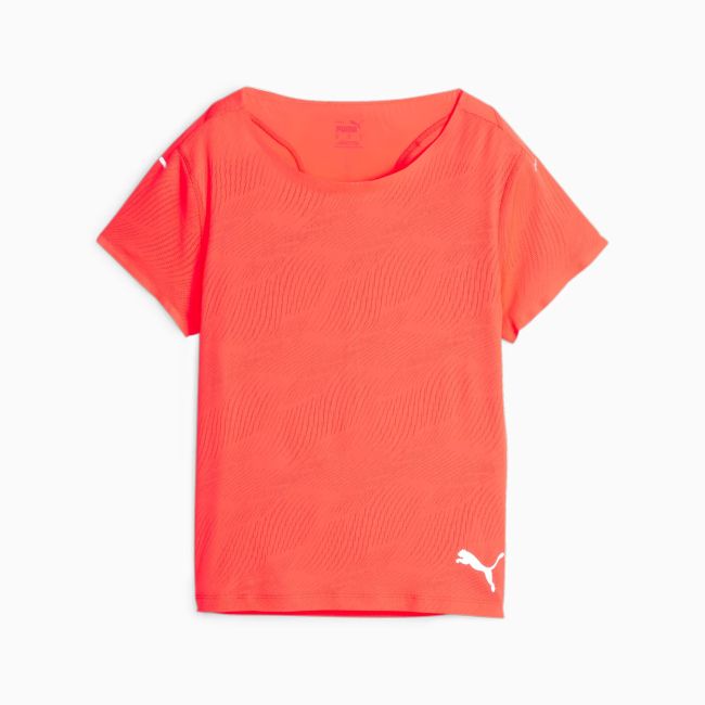Puma - tricou tehnic femei Run Ultraspun W - portocaliu intens orhidee foc
