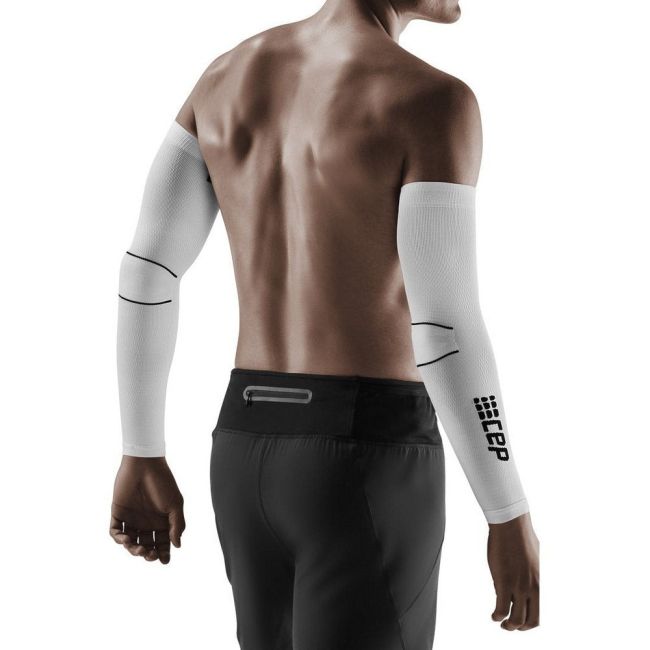 CEP - compresie brate - Compression Arm Sleeves L2 - White I Black