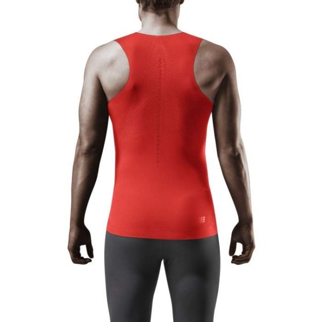 CEP - maiou pentru alergare - UltraLight Tank top - Lava