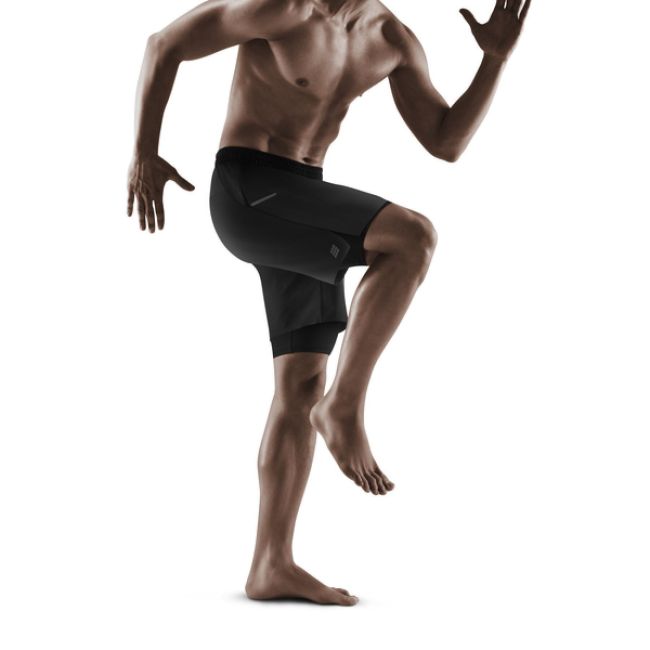 CEP - pantaloni scurti 2 in 1 - Training 2in1 Shorts - Negru