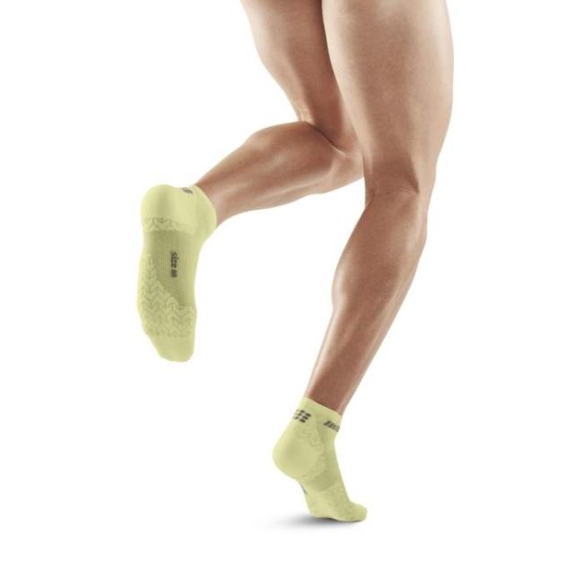 CEP - sosete compresie scurte - The Run Socks Low Cut v3 - Lime