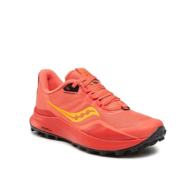 Saucony - pantofi alergare pentru femei - Peregrine 12 - coral | redrock