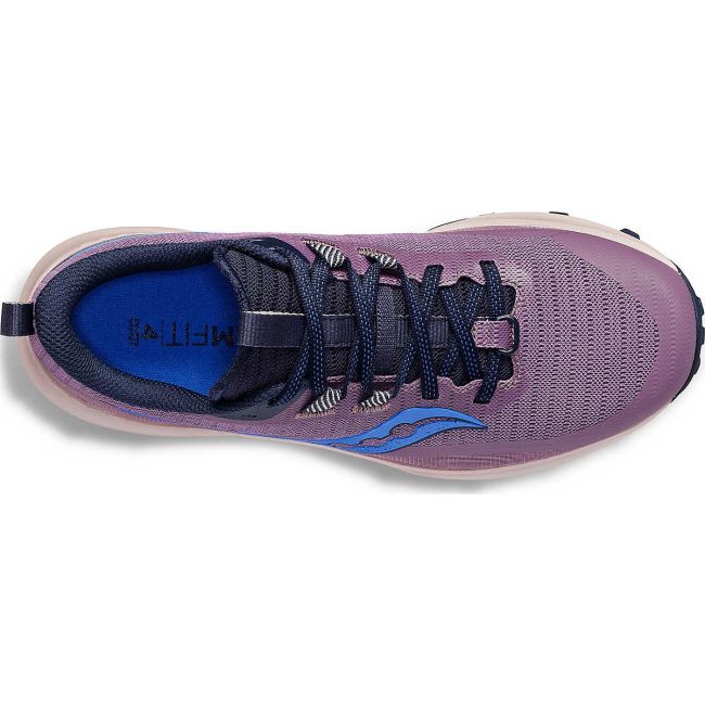 Saucony - pantofi alergare pentru femei - Peregrine 13 - Mov haze | night