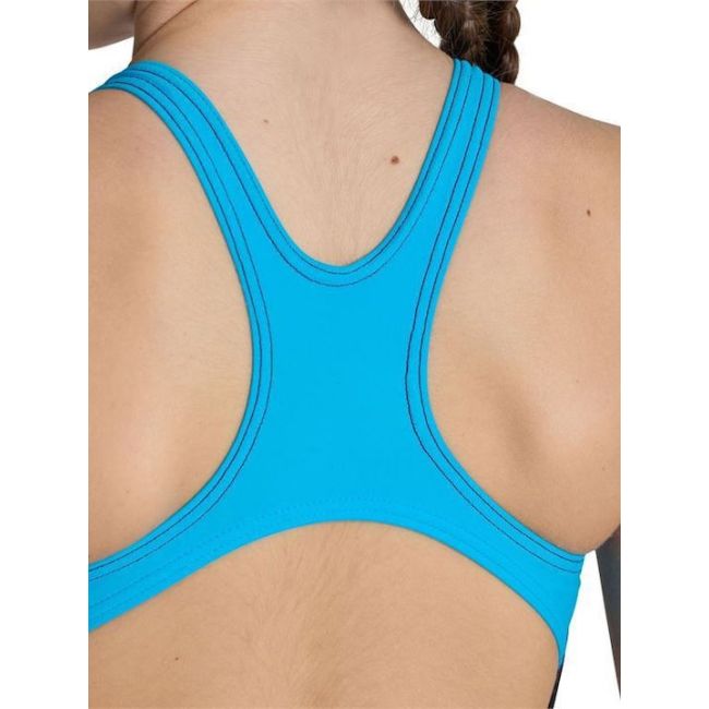 Arena - costum baie intreg pentru fete - Team Pro Solid - negru| turcoaz