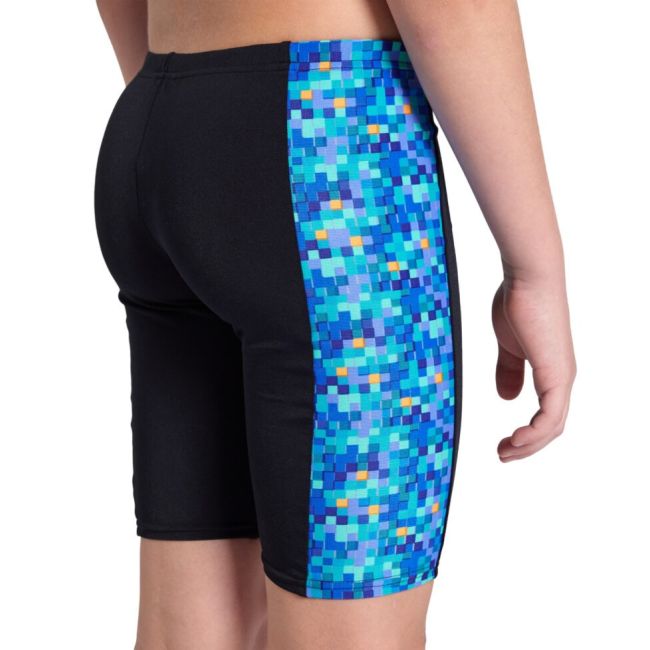Arena - jammer baieti- Pooltiles - Black | Blue Multi