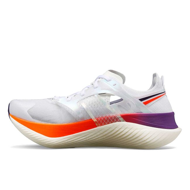 Saucony - pantofi alergare pentru barbati - Endorphin Elite - white I vizired