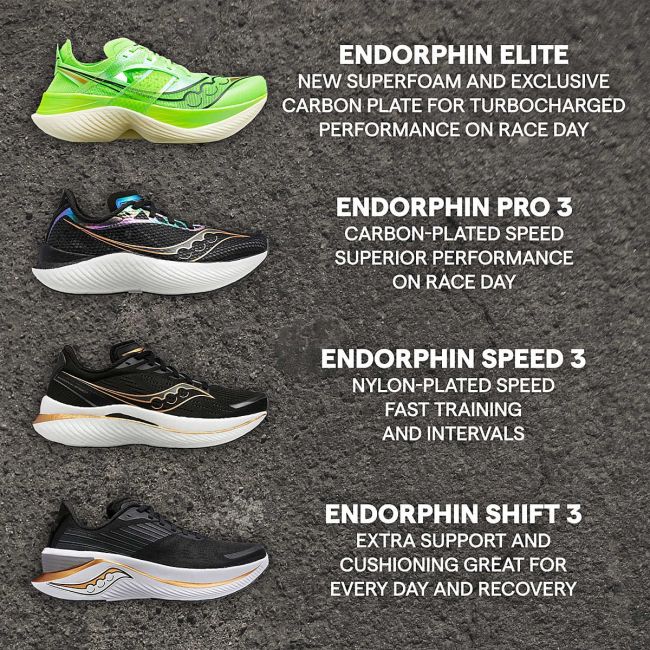 Saucony - pantofi alergare pentru barbati - Endorphin Elite - white I vizired
