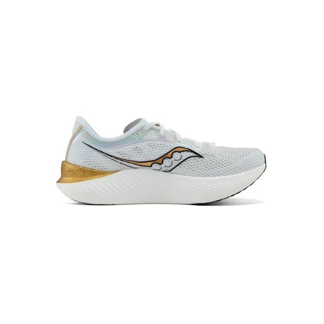 Saucony - pantofi alergare pentru barbati - Endorphin Pro 3 - white I gold