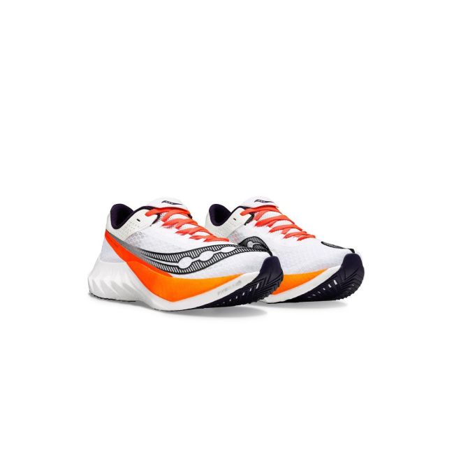 Saucony - pantofi alergare pentru barbati - Endorphin Pro 4 - white I black