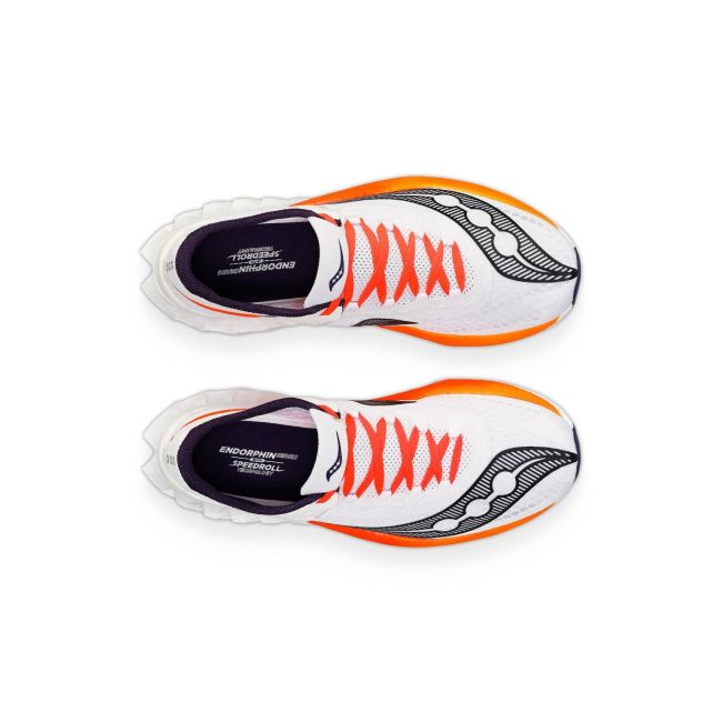 Saucony - pantofi alergare pentru barbati - Endorphin Pro 4 - white I black