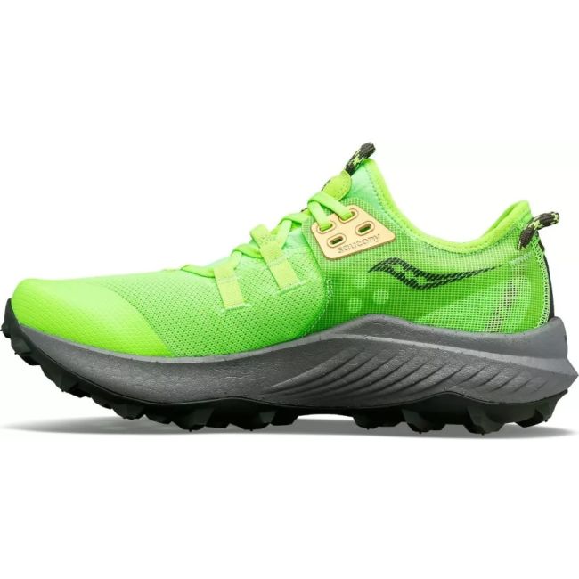 Saucony - pantofi alergare pentru barbati - Endorphin Rift - verde negru Slime I Smbra