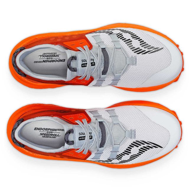 Saucony - pantofi alergare pentru barbati - Endorphin rift - portocaliu gri Fog | Pepper
