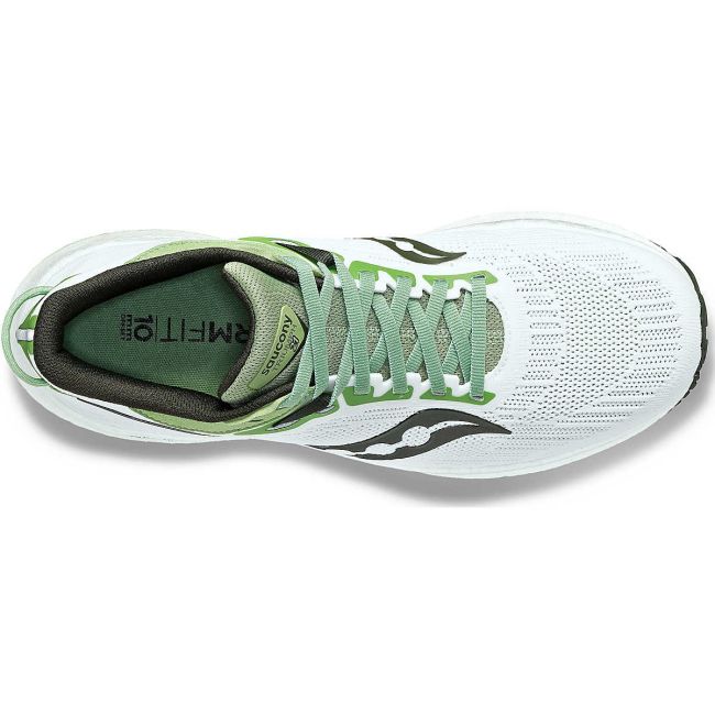 Saucony - pantofi alergare pentru barbati - Triumph 21 - white I umbra
