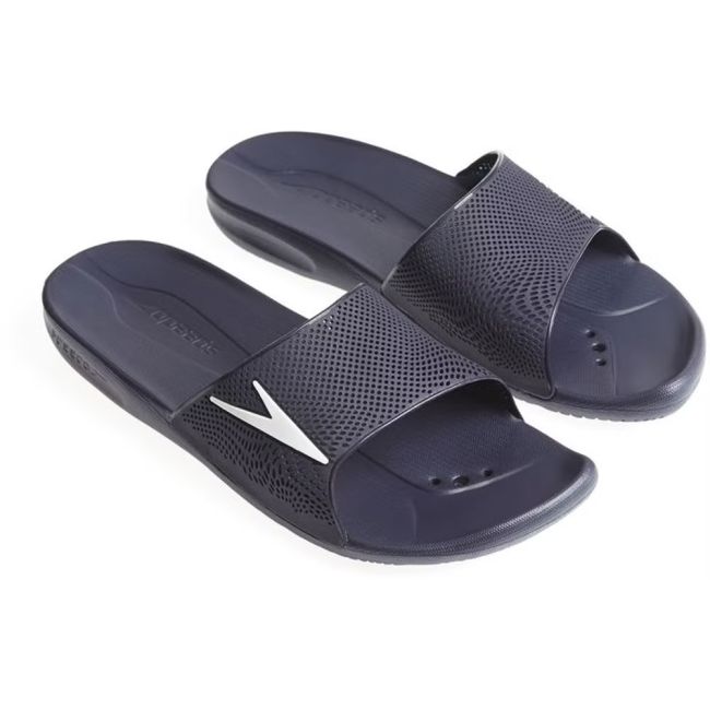 Speedo - slapi barbati - Atami II Max Slide - Bleumarin I Alb