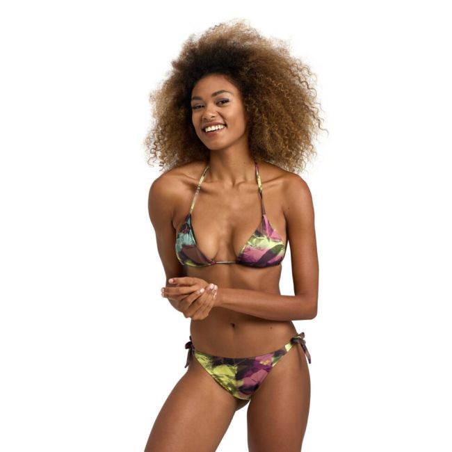 Arena - costum inot femei 2 piese - bikini - Triangle Allover - Red Fandango | Multi
