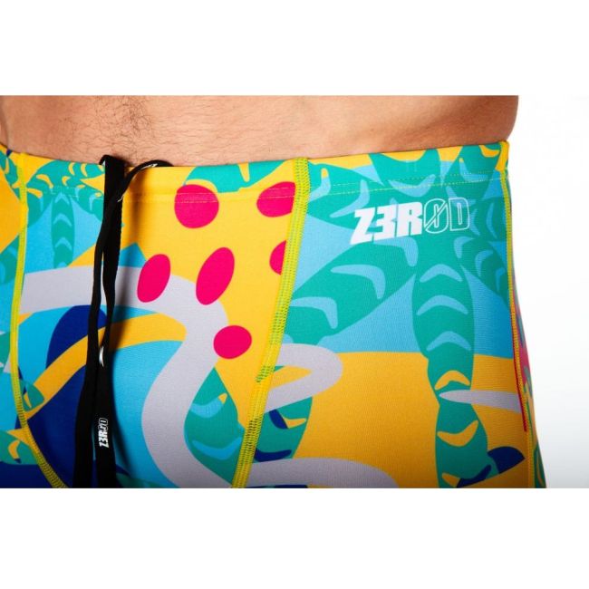 Z3R0D - Jammer inot barbati - verde albastru galben expressive resort