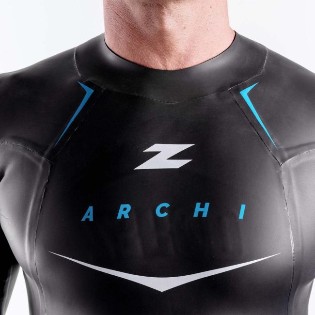 Z3R0D - costum neopren barbati Archi wetsuit - negru albastru