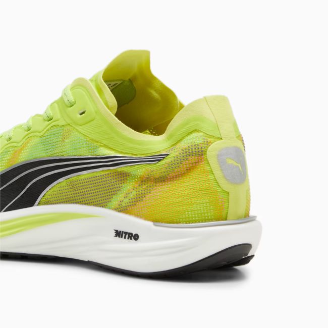 Puma - pantofi alergare pentru barbati Liberate NITRO 2 - Psychedelic Rush - verde fluo Lime Pow negru potocaliu