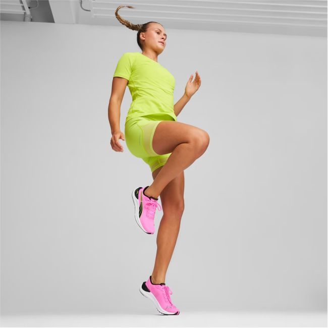 Puma - pantofi alergare pentru femei Electrify NITRO 3 W shoes - roz intens Poison verde Lime