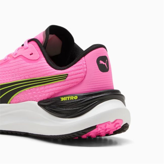Puma - pantofi alergare pentru femei Electrify NITRO 3 W shoes - roz intens Poison verde Lime