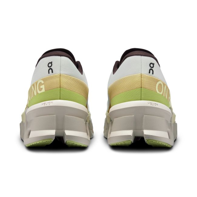 On Cloudmonster 2 - pantofi alergare pentru barbati - alb galben deschis Undyed | Zest