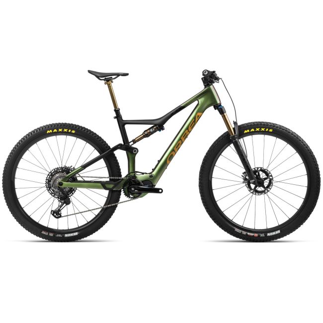 Orbea RISE M-LTD Chameleon Goblin Green (Gloss)-Black (Matt) - măsura S - bicicletă electrică eMTB Trail