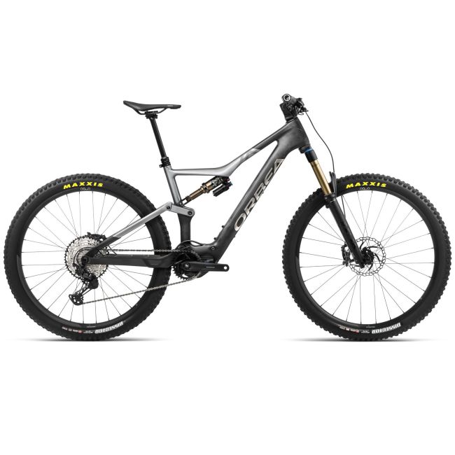 Orbea RISE M10 Cabon Raw-Shark Grey (Matt) - măsura S - bicicletă electrică eMTB Trail