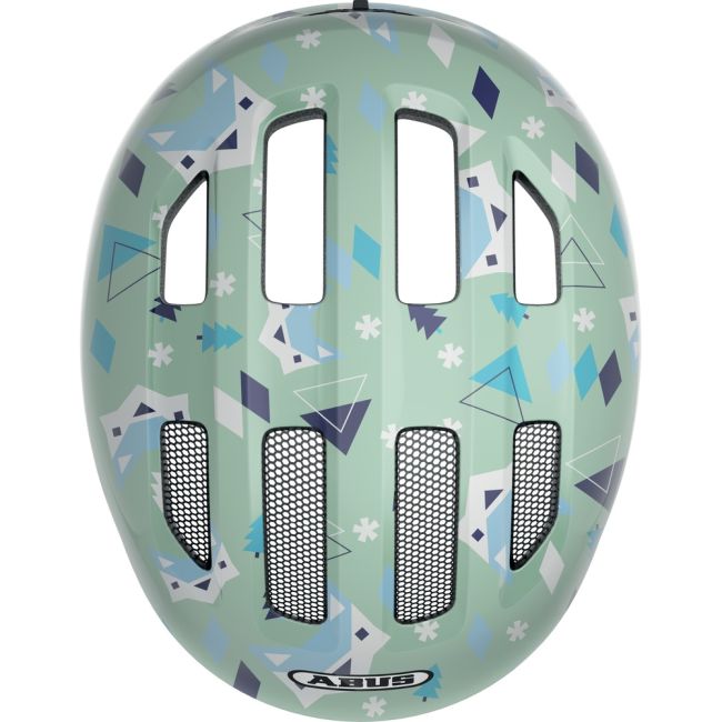 Abus - casca ciclism copii Smiley 3.0 - verde deschis model nordic