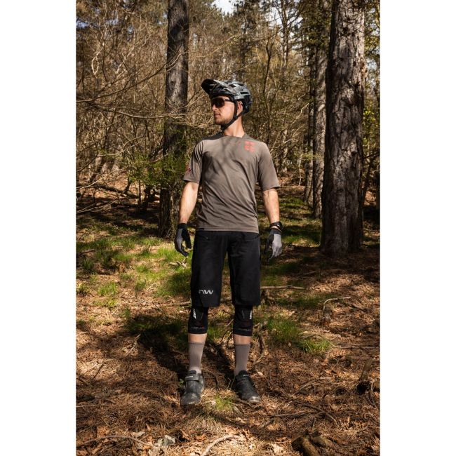 Northwave - Tricou ciclism pentru barbati maneca scurta Bomb jersey - maro deschis nisip