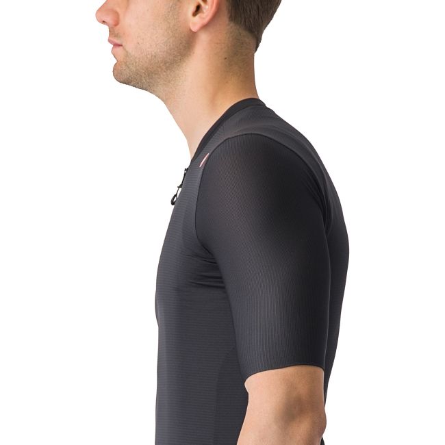 Castelli - tricou ciclism cu maneca scurta pentru barbati Espresso Jersey - negru
