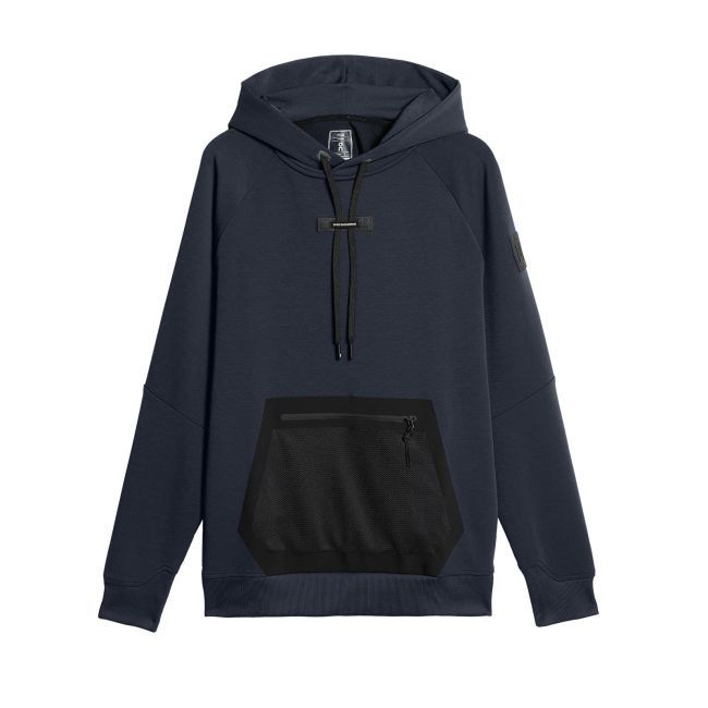 On Cloud - hanorac sport pentru barbati On new Hoodie - albastru inchis negru