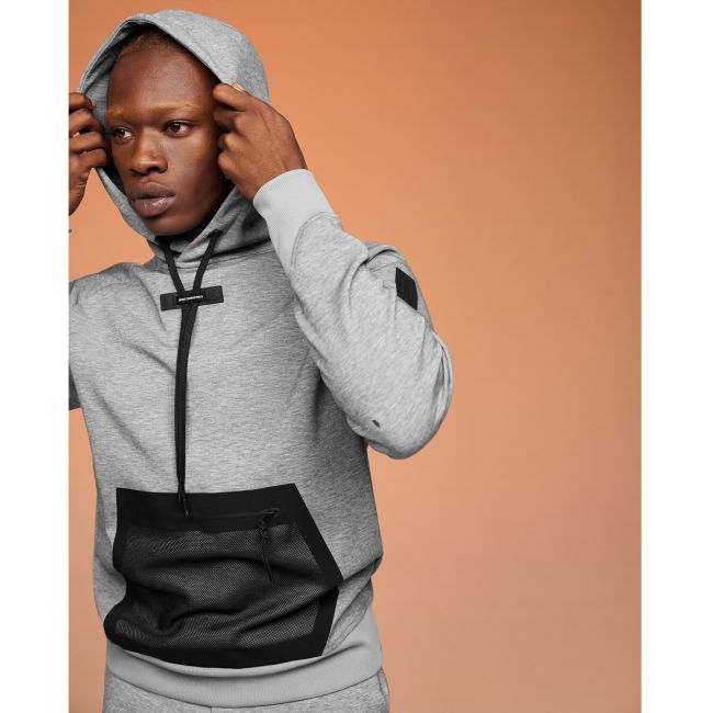 On Cloud - hanorac sport pentru barbati On new Hoodie - gri deschis negru