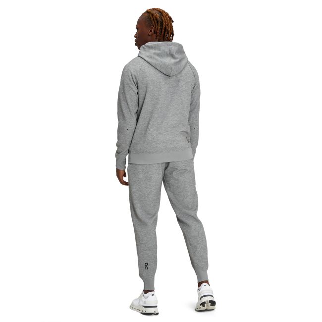 On Cloud - hanorac sport pentru barbati On new Hoodie - gri deschis negru