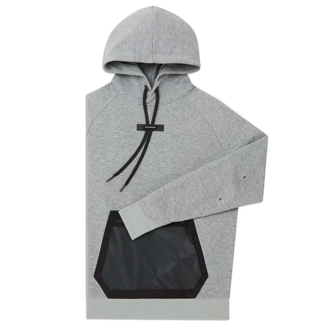 On Cloud - hanorac sport pentru barbati On new Hoodie - gri deschis negru