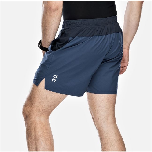 On Cloud - pantaloni scurti alergare barbati Essential Shorts - albastru Navy