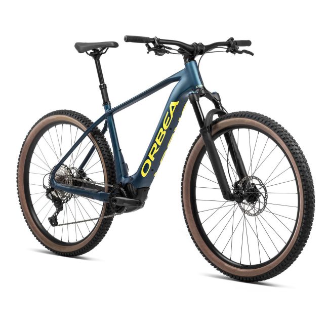 Orbea URRUN 30 Borealis Blue (Matt)- Luminous Yellow (Gloss) - bicicletă electrică MTB hardtail