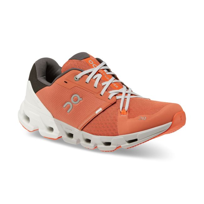 On Cloudflyer 4 - pantofi alergare pentru barbati - portocaliu ghimbir alb Ginger | White