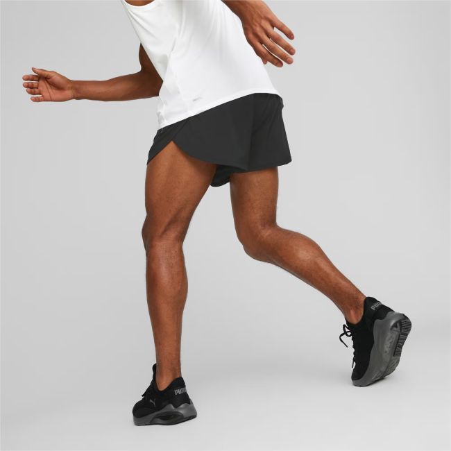 Puma - pantaloni scurti alergare pentru barbati Run Favourite Split - negru