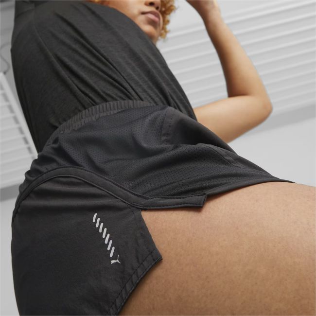 Puma - pantaloni scurti pentru femei Run Favorite Velocity 3 inch pants - negru