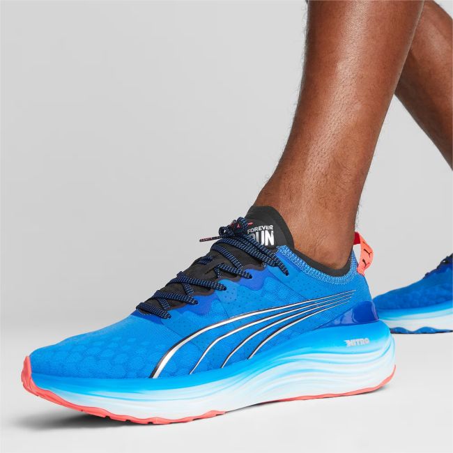 Puma - pantofi alergare pentru barbati ForeverRun NITRO - albastru Ultra gri negru