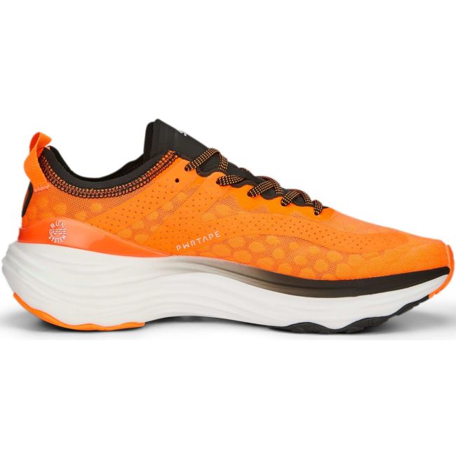 Puma - pantofi alergare pentru barbati ForeverRun NITRO - portocaliu Ultra alb negru