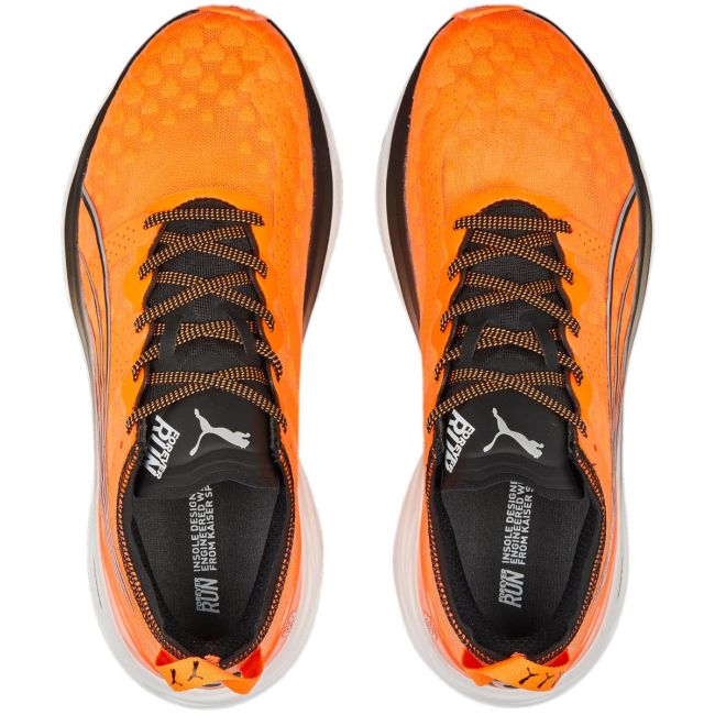 Puma - pantofi alergare pentru barbati ForeverRun NITRO - portocaliu Ultra alb negru