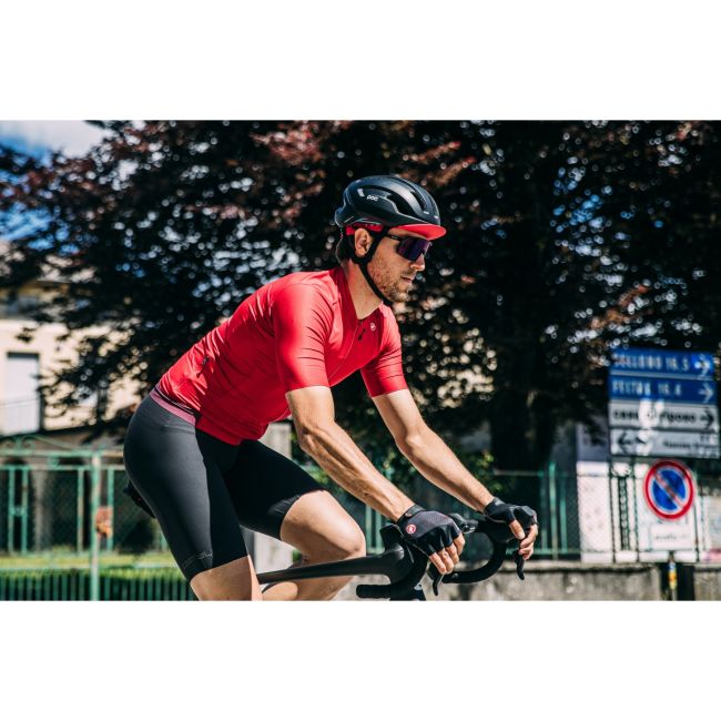 Castelli - tricou ciclism cu maneca scurta pentru barbati Espresso Jersey - albastru inchis indigo
