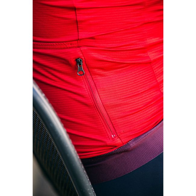 Castelli - tricou ciclism cu maneca scurta pentru barbati Espresso Jersey - visiniu bordo